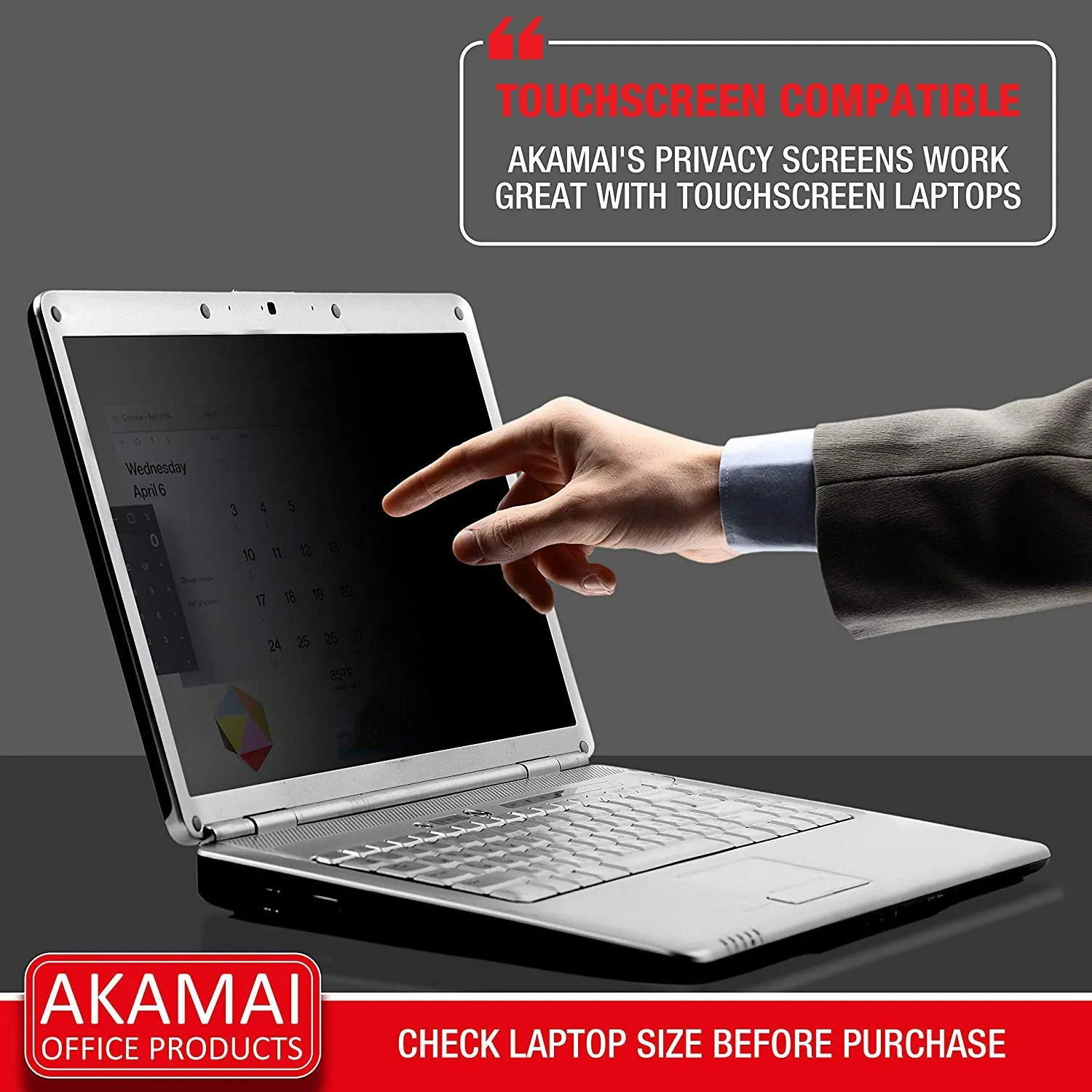 12.5 Inch (Diagonally Measured) Privacy Screen Filter for Widescreen Laptops