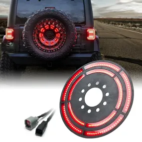 14" Dual Ring Spare Tire Brake Light for Jeep Wrangler