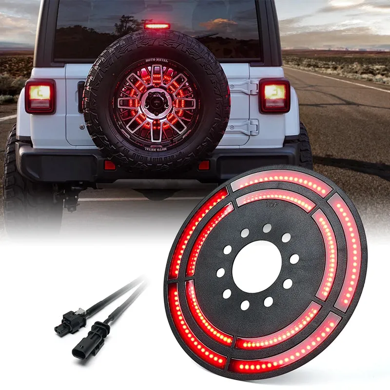 14" Dual Ring Spare Tire Brake Light for Jeep Wrangler