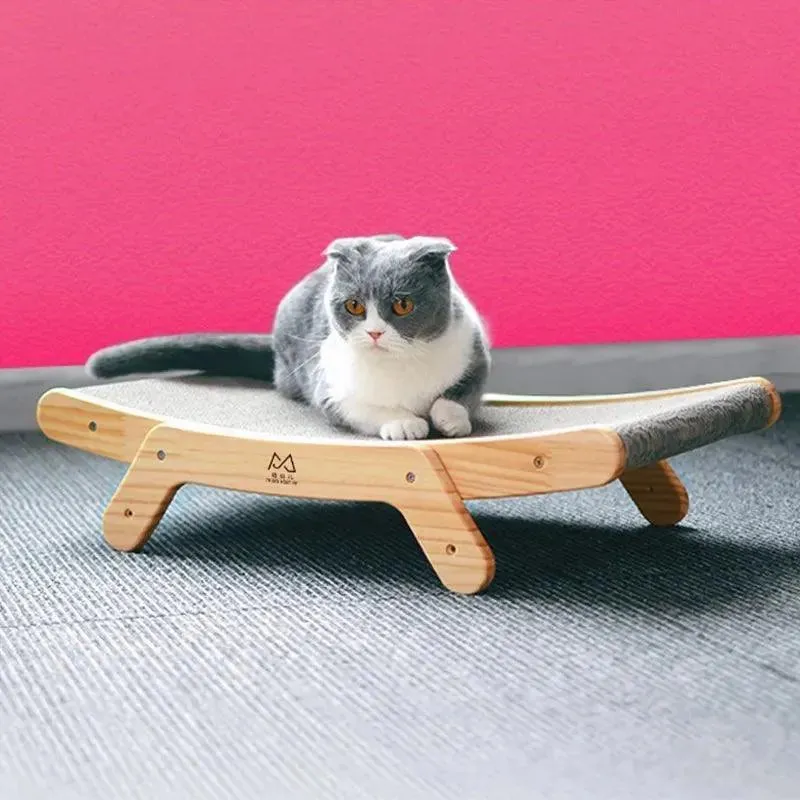 3-in-1 Vertical Cat Scratch Board Toy Pad