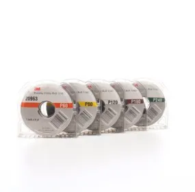 3M™ Portable Utility Abrasive Sanding Belt Roll Kit 314D with P60, P80, P120, P180 and P240 Grits 1" x 8 Yds Each