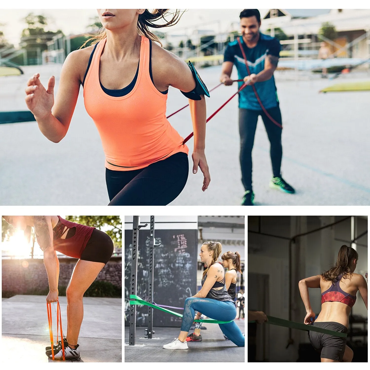 3pcs Resistance Pull Up Bands Fitness Set