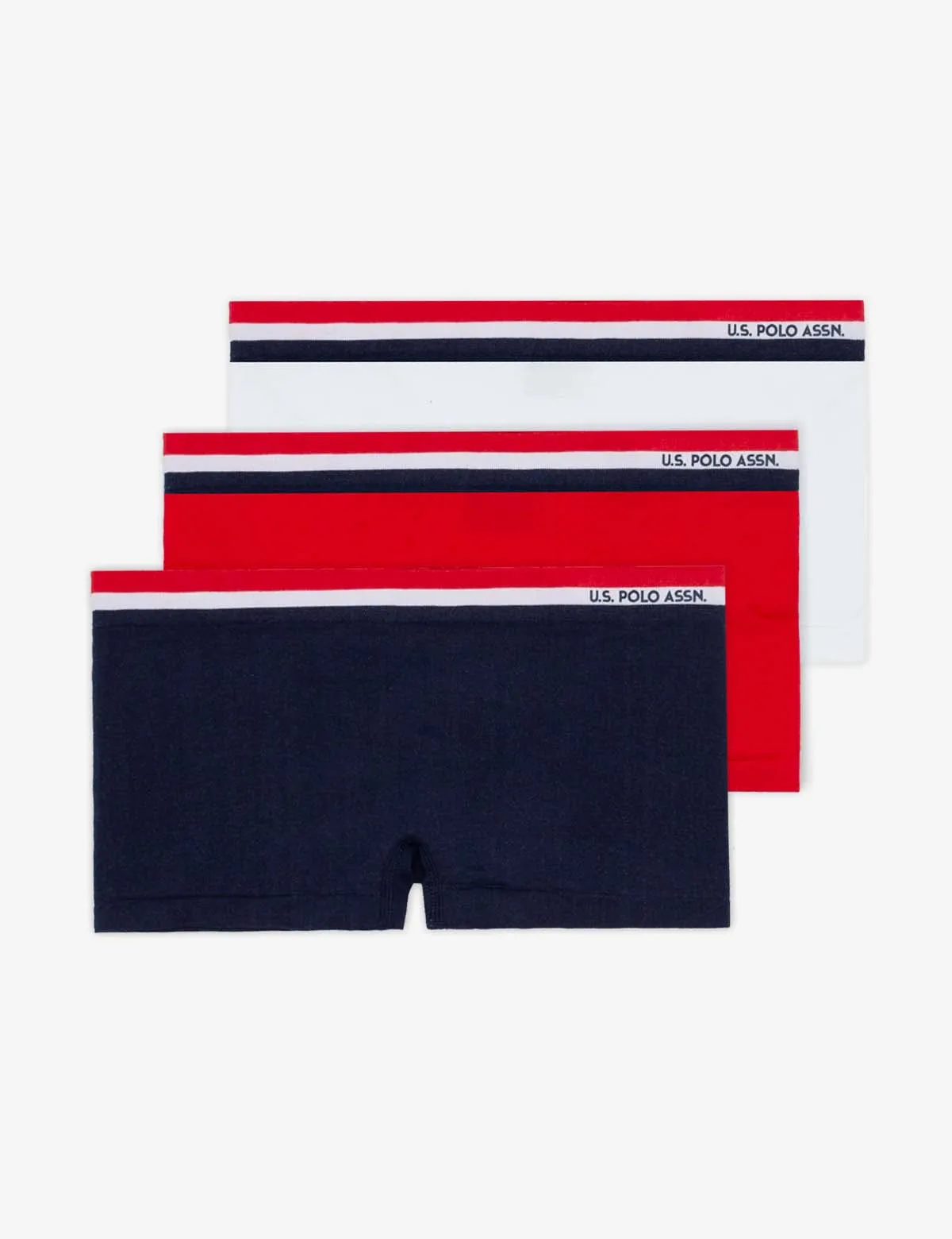 5 PACK SIGNATURE STRIPE SEAMLESS BOY SHORTS