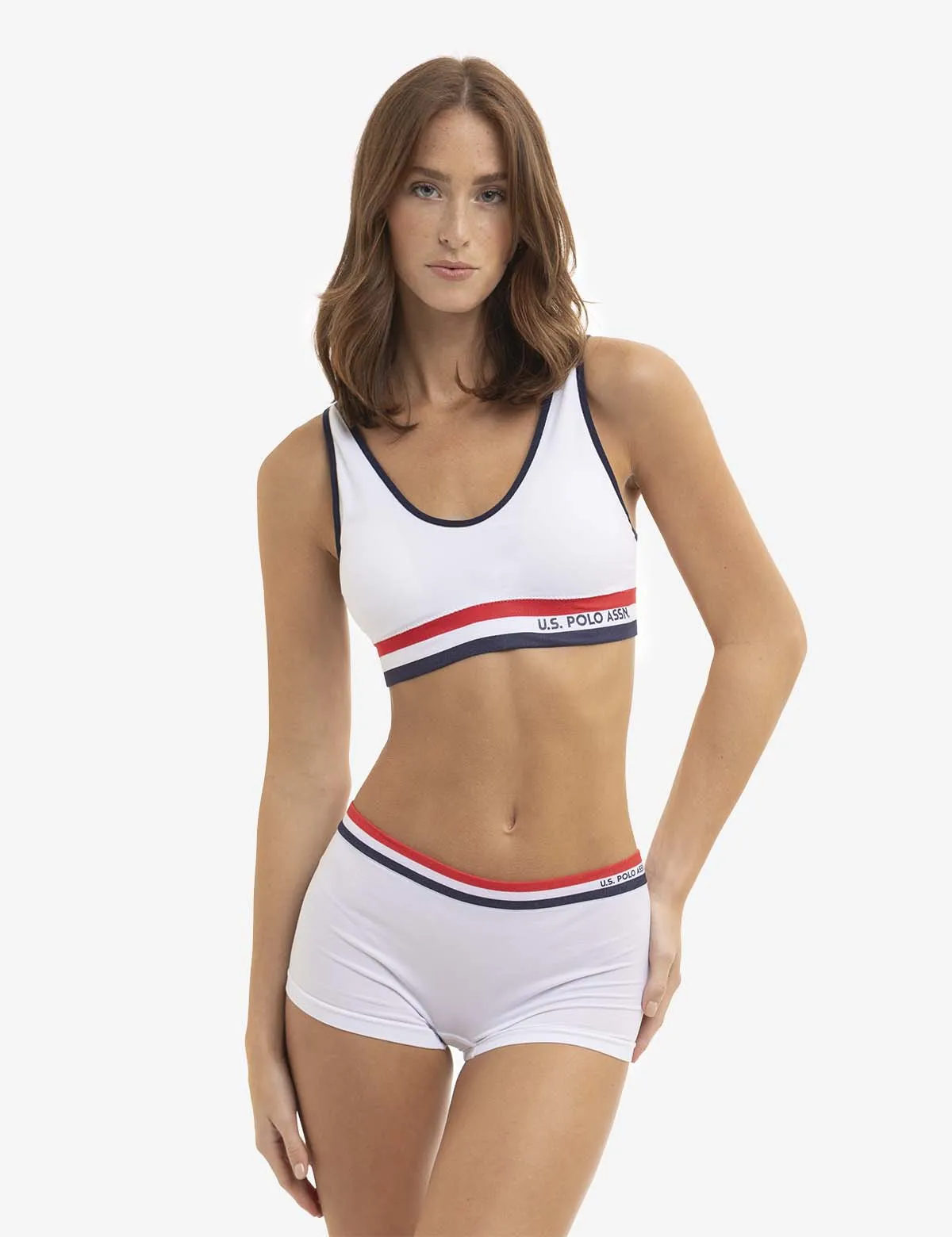 5 PACK SIGNATURE STRIPE SEAMLESS BOY SHORTS
