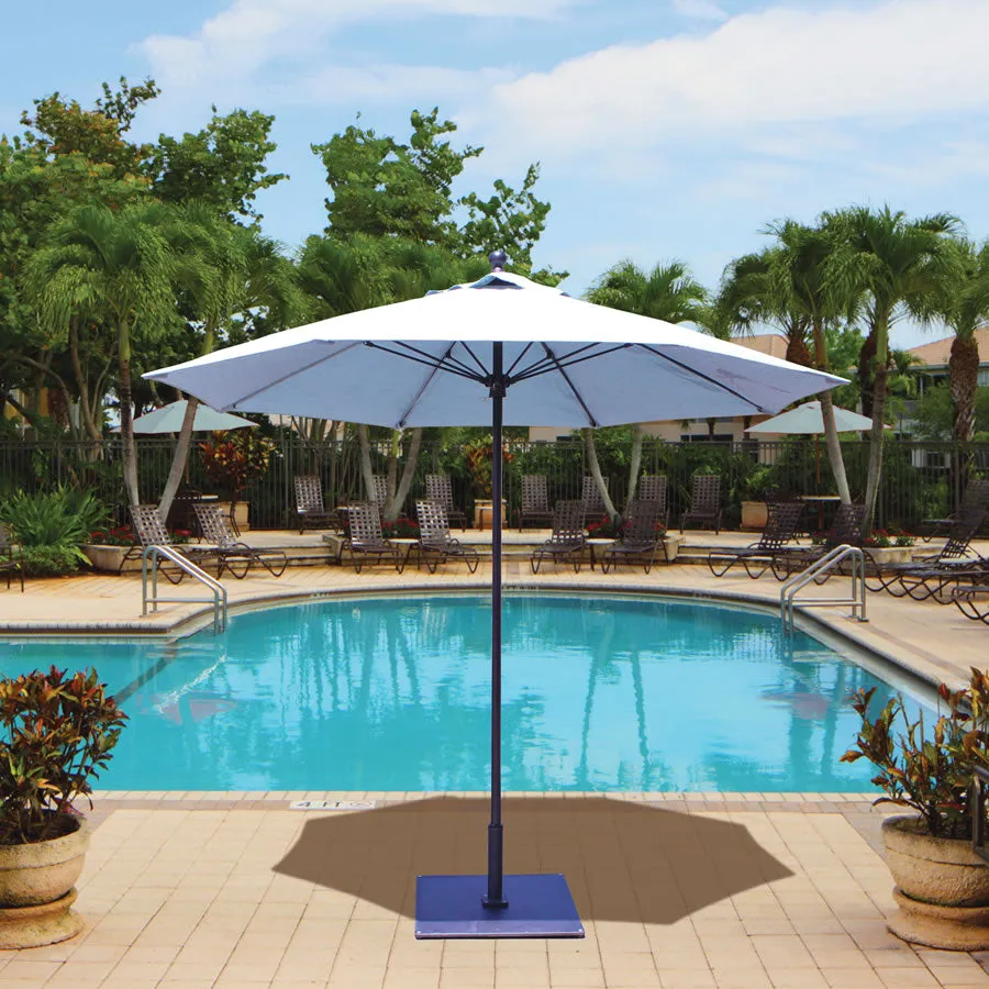 9' Octagon Commercial Umbrella Antique Bronze Pole