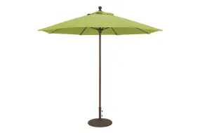 9' Octagon Commercial Umbrella Antique Bronze Pole