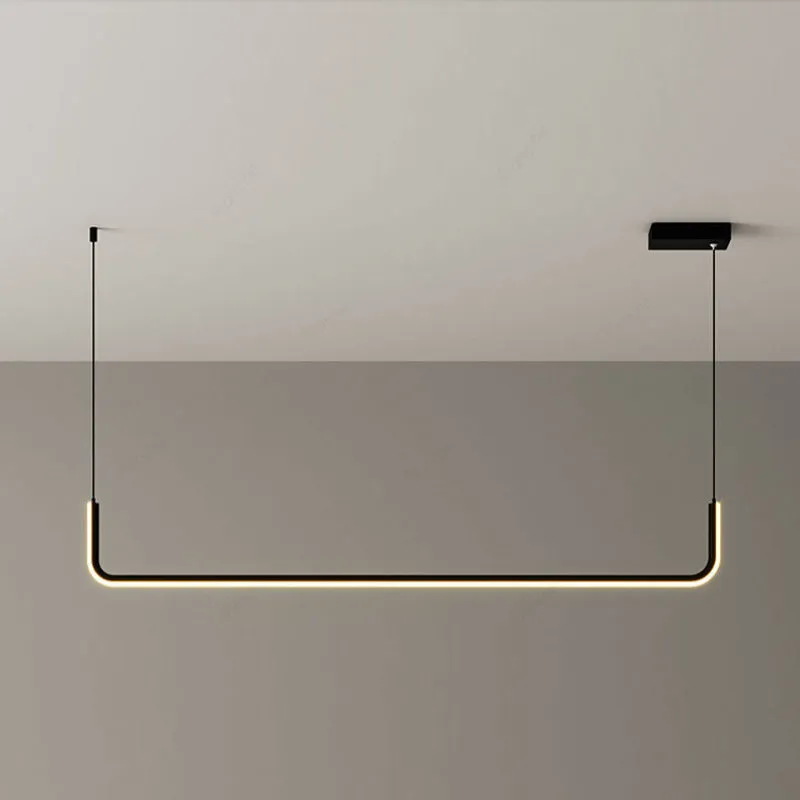 Alain Modern LED Line Chandelier