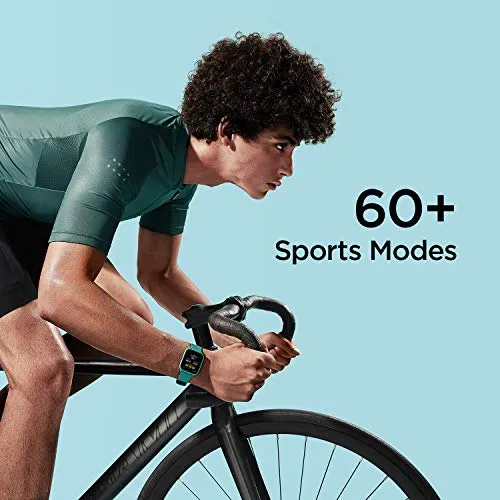 Amazfit Bip U Pro Smart Watch with Alexa Built-In for Men Women, GPS Fitness Tracker with 60  Sport Modes, Blood Oxygen Heart Rate Sleep Monitor, 5 ATM Waterproof, for iPhone Android Phone (Green)