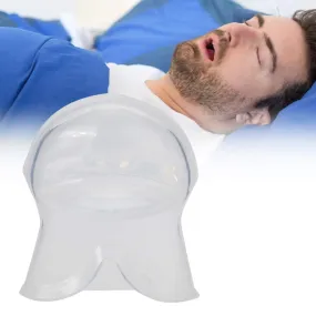 Anti Snoring, Snore Stopper Tongue Soft Transparent Apnea Night Guard Stop Snore Tongue Retainer For Breathing Aids & Nasal Strips For Throat Snoring Soft Sleep Aid