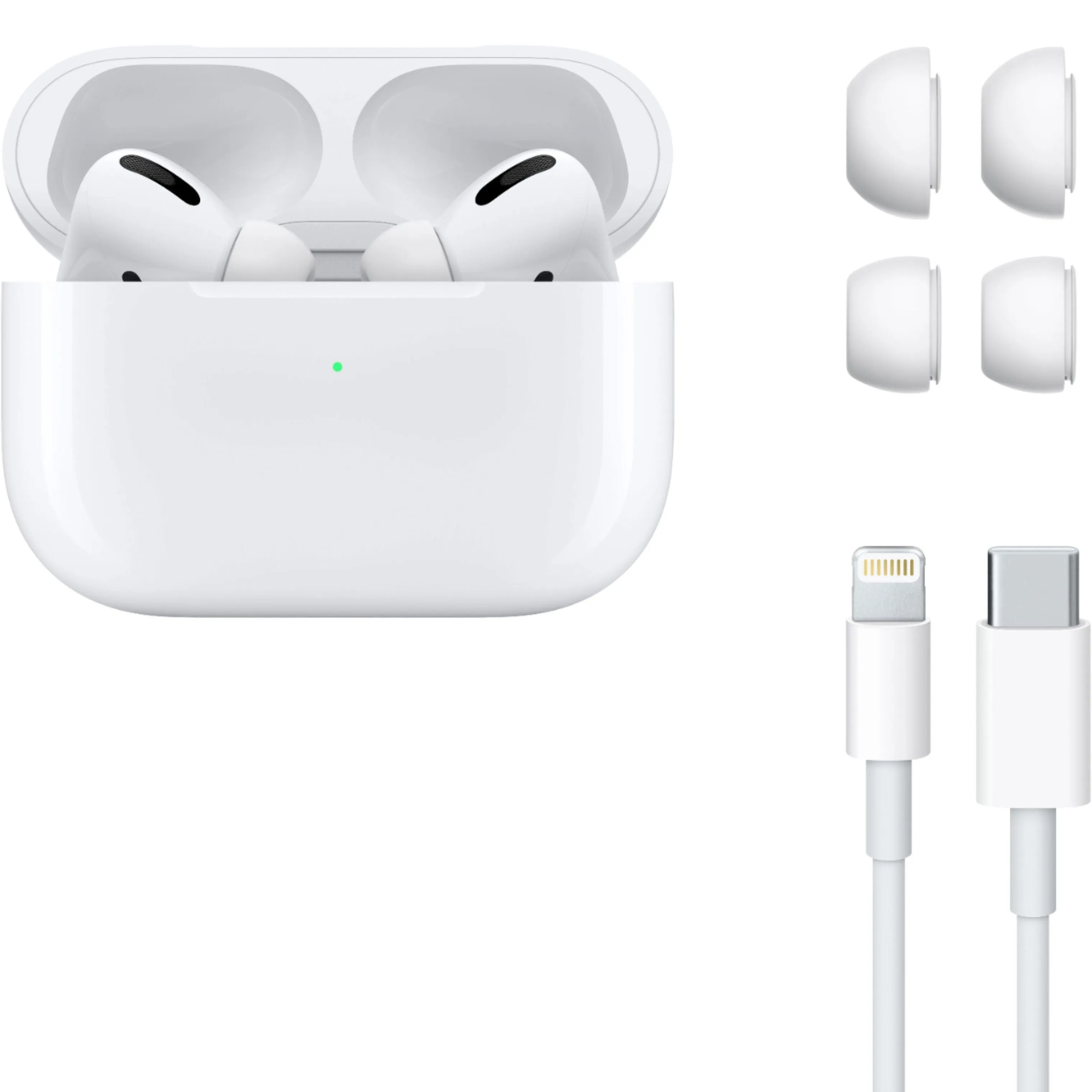 Apple AirPods Pro with Magsafe Charging Case - White (Refurbished)