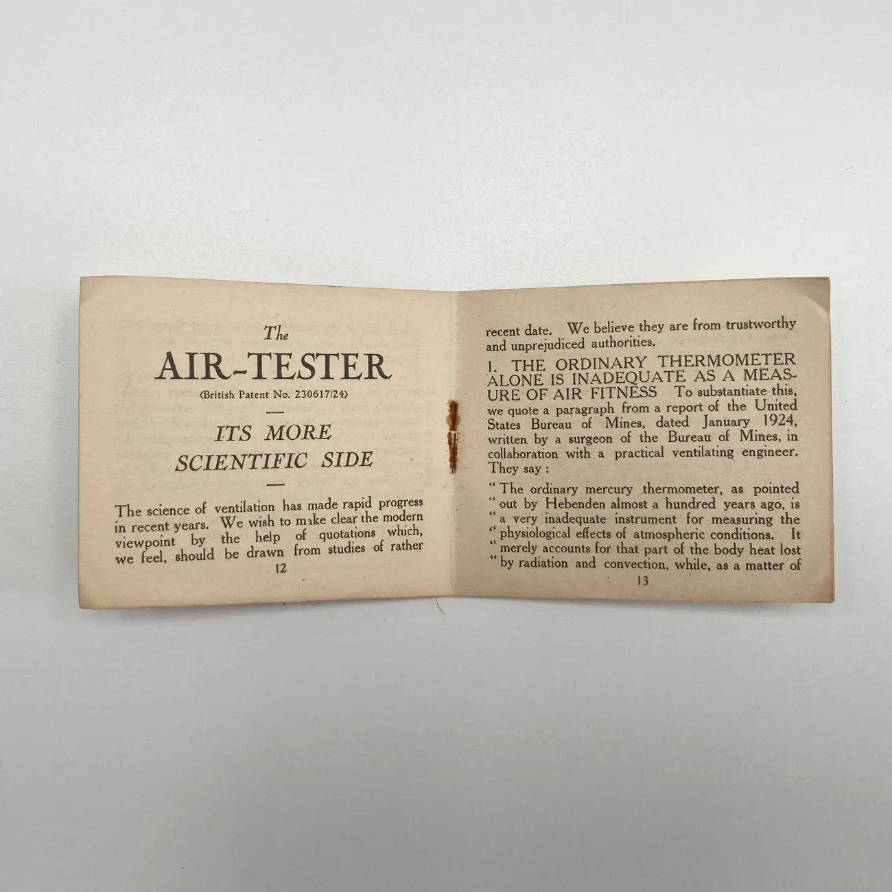 Art Deco Dragoyle Air Tester by John Swain & Son Ltd