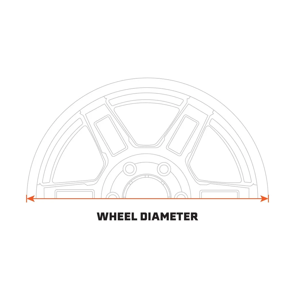 Ascent Wheel 17x8.5, Gloss Black, Aluminum