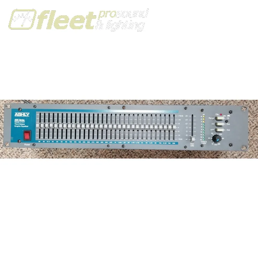 Ashly GQX-3101 31-Band Graphic Equalizer - Used