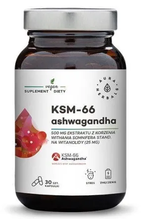 AURA HERBALS Ashwagandha KSM-66