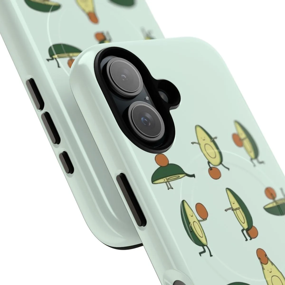 Avocado-Themed Magnetic Tough Phone Cases for Fitness Lovers