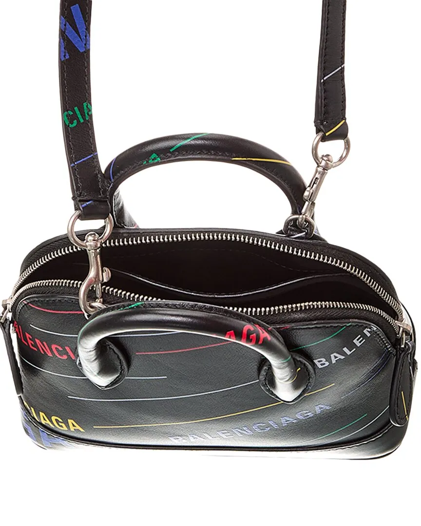Balenciaga Ville Allover Xxs Leather Top Handle Tote (Authentic Pre-Owned)