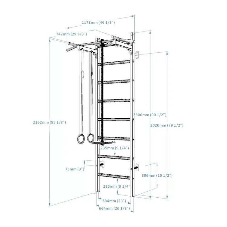 BenchK Series 2 221   A076 Wallbars