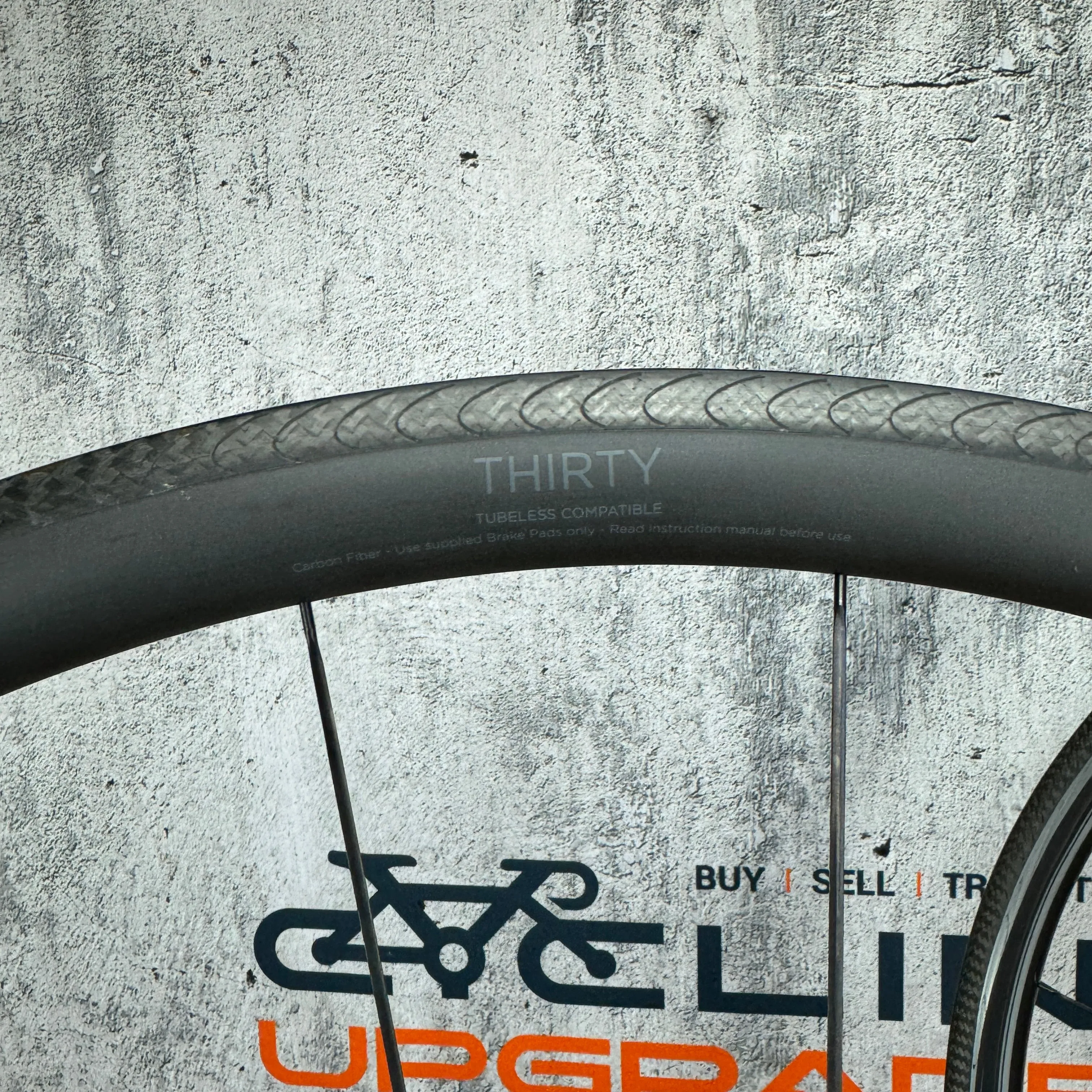Black Inc Thirty 30 Carbon Tubeless Wheelset 700c Rim Brake Ceramicspeed 1460g