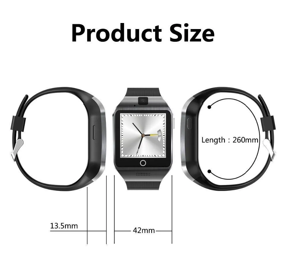 Business-Ready WIFI Bluetooth Mobile Smart Watch Multi-Face Smartwatch For Android iPhones