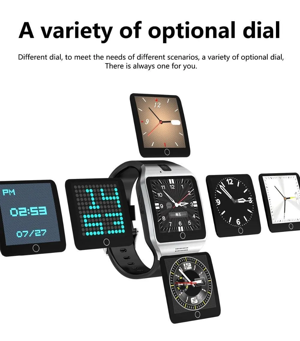 Business-Ready WIFI Bluetooth Mobile Smart Watch Multi-Face Smartwatch For Android iPhones