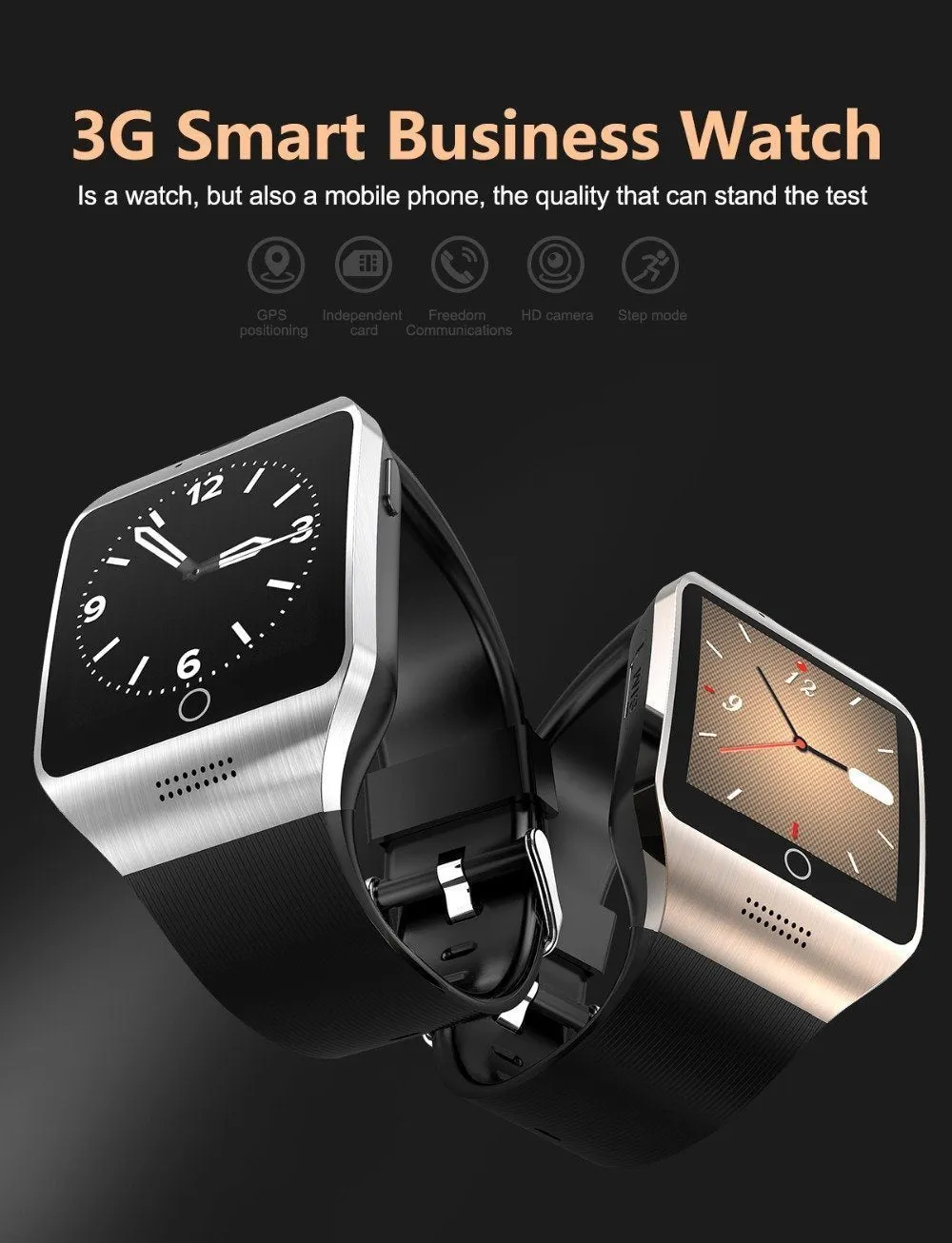 Business-Ready WIFI Bluetooth Mobile Smart Watch Multi-Face Smartwatch For Android iPhones