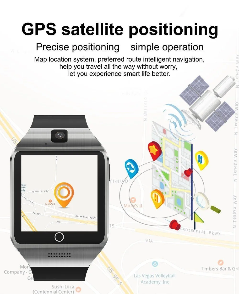 Business-Ready WIFI Bluetooth Mobile Smart Watch Multi-Face Smartwatch For Android iPhones