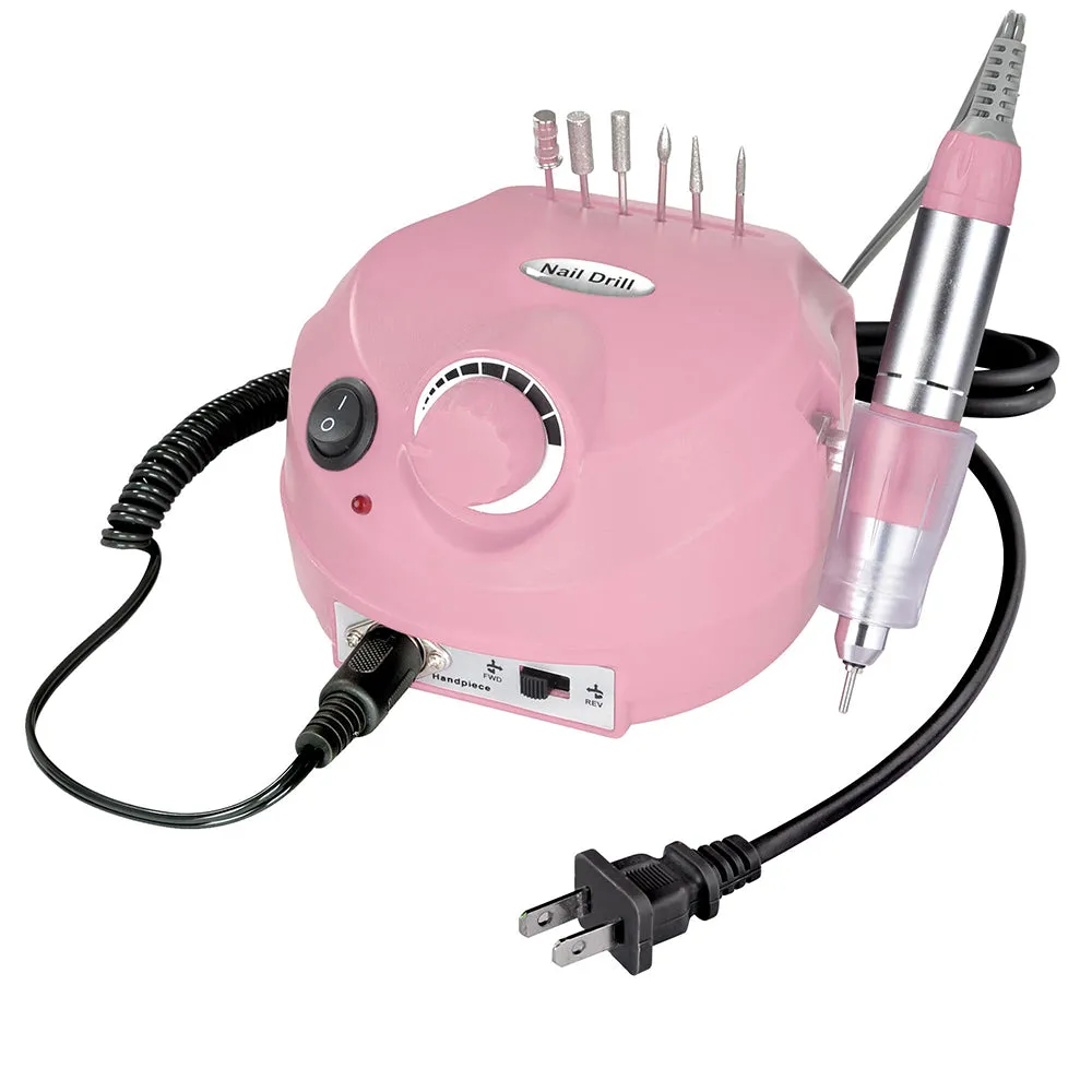 Byootique Electric Nail File Manicure Nail Care w/ 6 Bits Foot Pedal