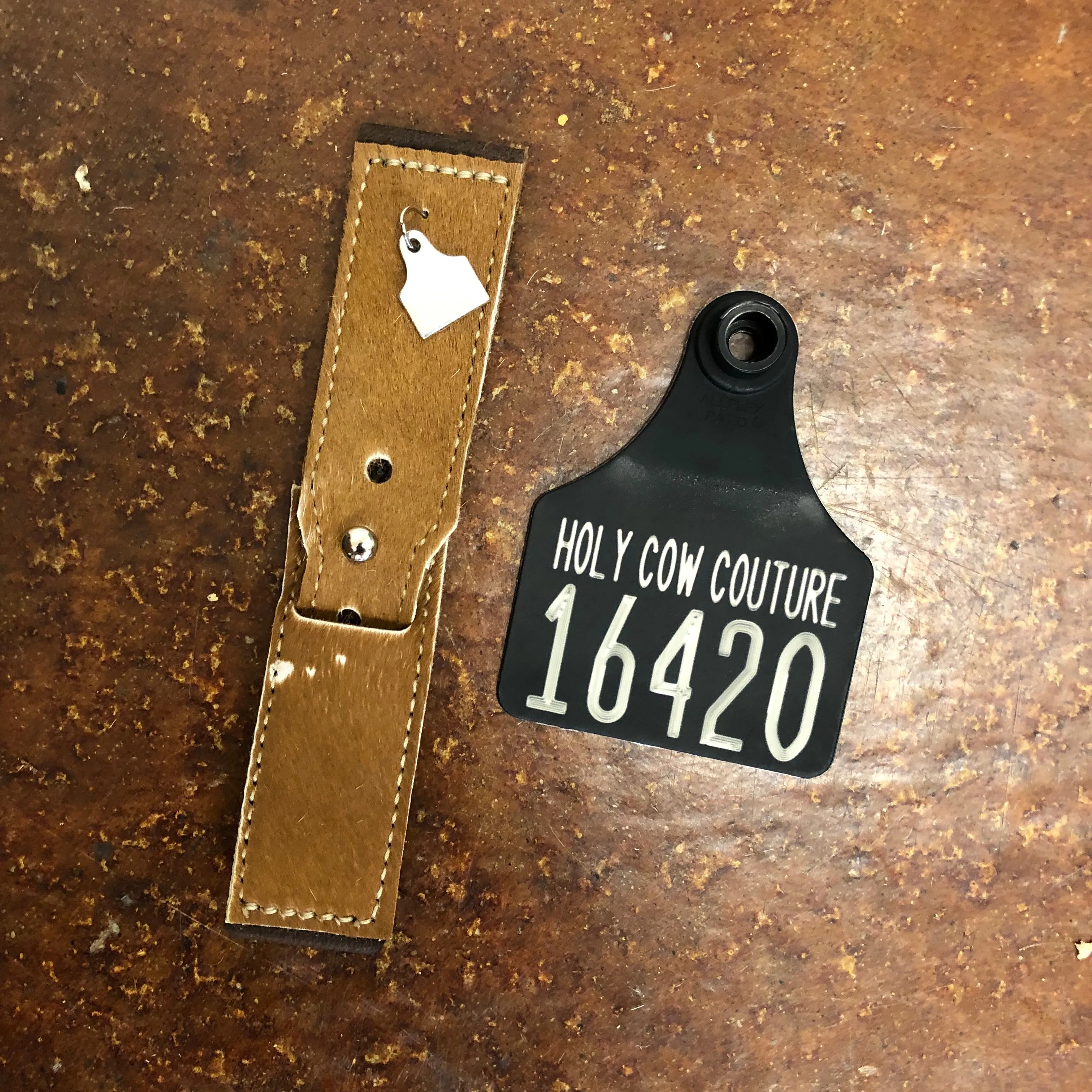 Calf Cowhide Apple Watch Band - Small #16420
