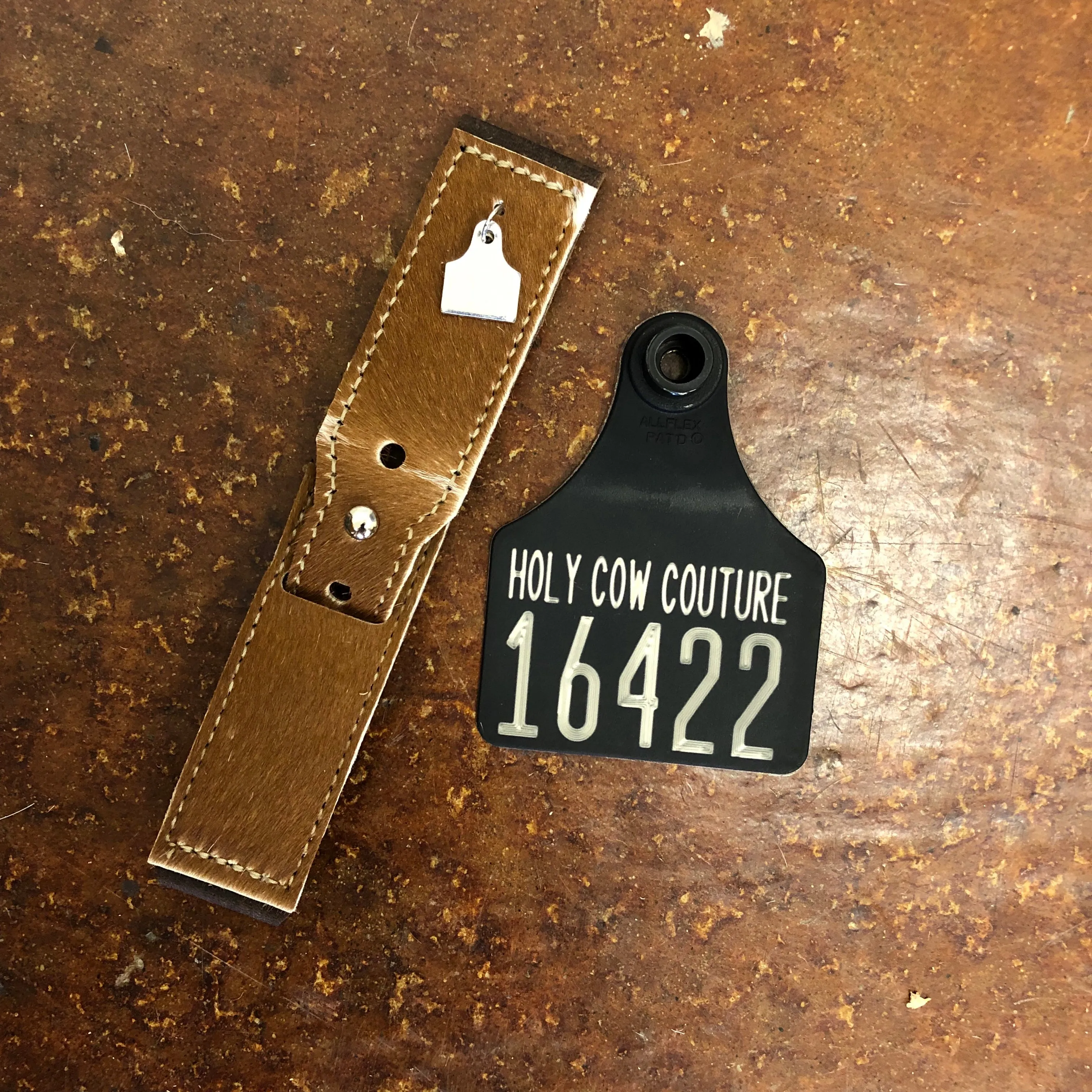 Calf Cowhide Apple Watch Band - Small #16422