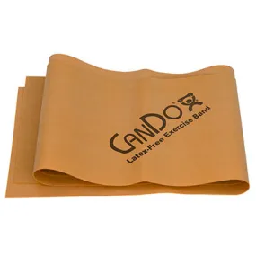 CanDo Latex Free Exercise Band - 4' length - Gold - xxx-heavy