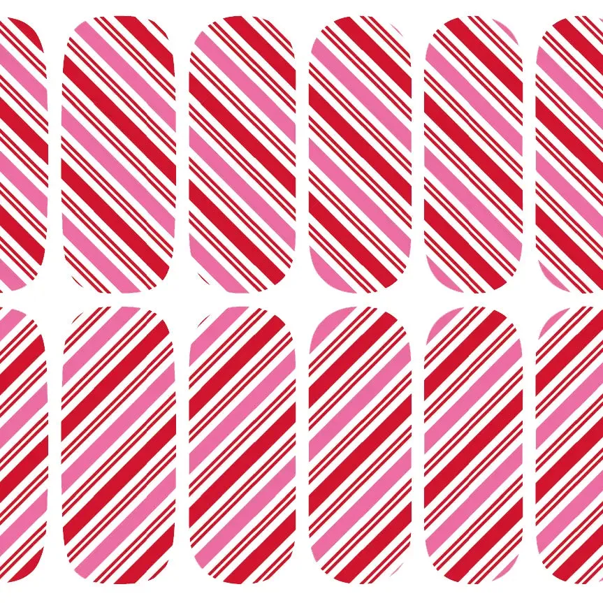 Candy Cane Lane -  Nail Polish Strips