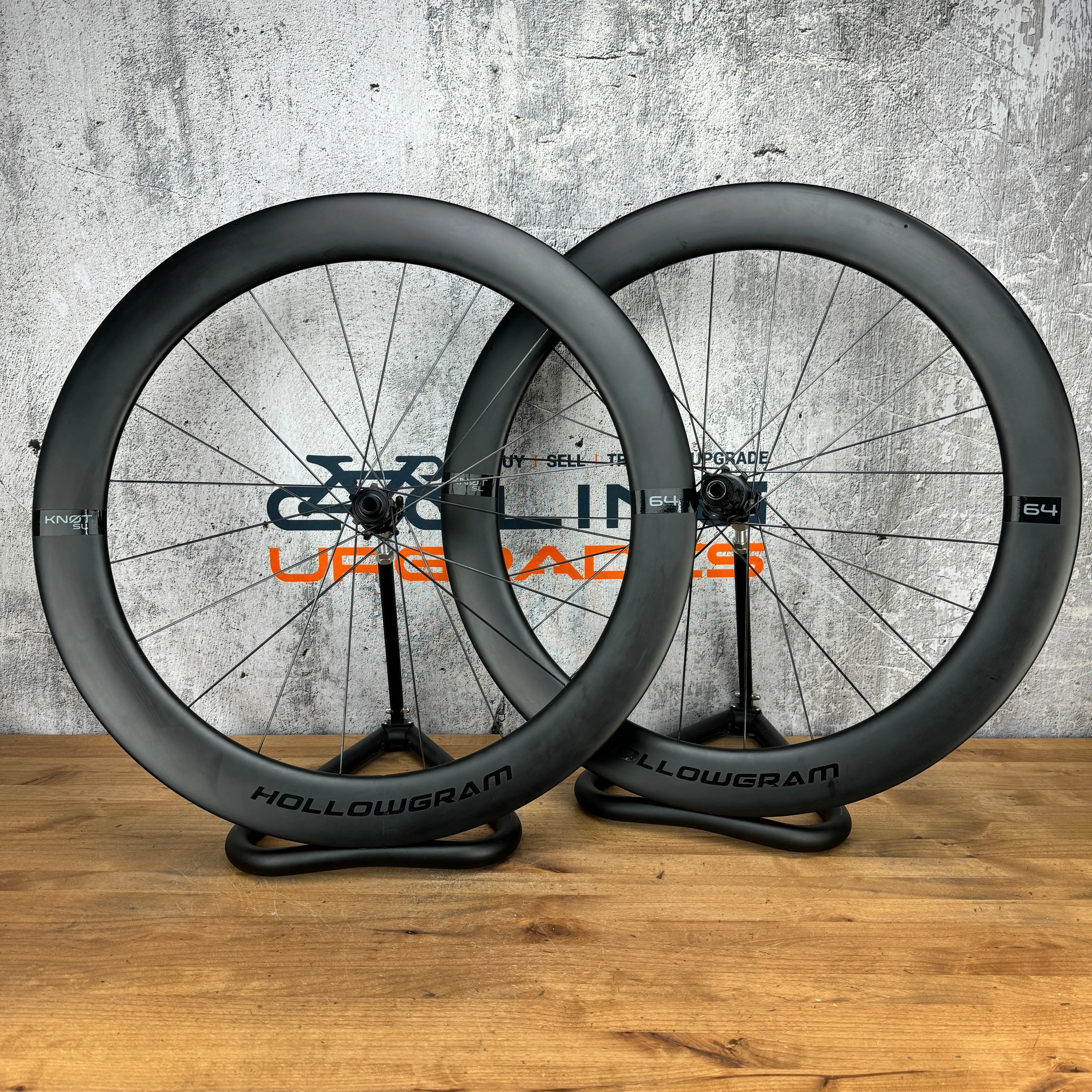 Cannondale Hollowgram Knot SL 64 Carbon Tubeless Disc Wheelset 700c 1688g