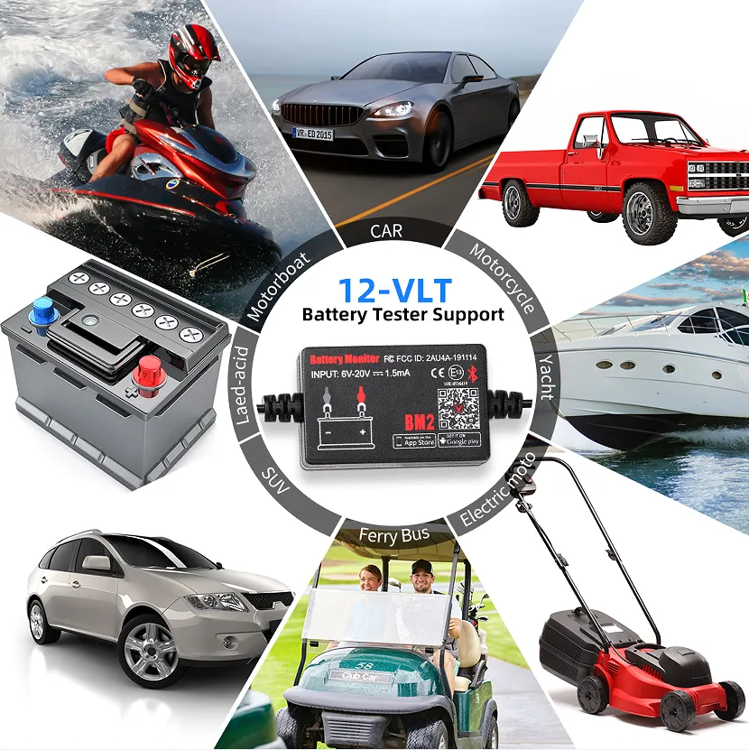 Car Battery Monitor New digital Bluetooth Car Battery monitoring