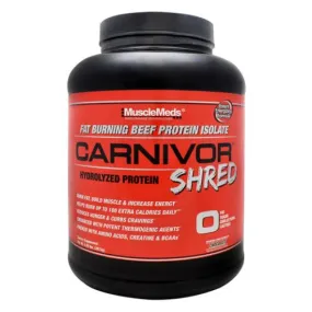 Carnivor Shred Chocolate 56 Servings By Muscle Meds