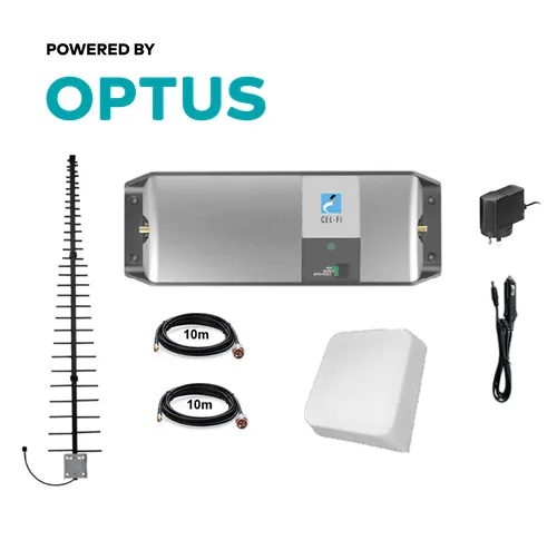 Cel-Fi GO Optus signal Repeater for office & stadium with Indoor MARS Antenna