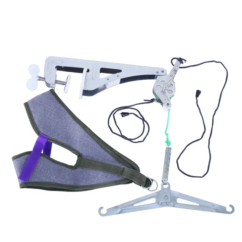 Cervical Neck Traction Device Stretcher Over The Door for Home Physical Therapy, Relieve Shoulder Head Pain