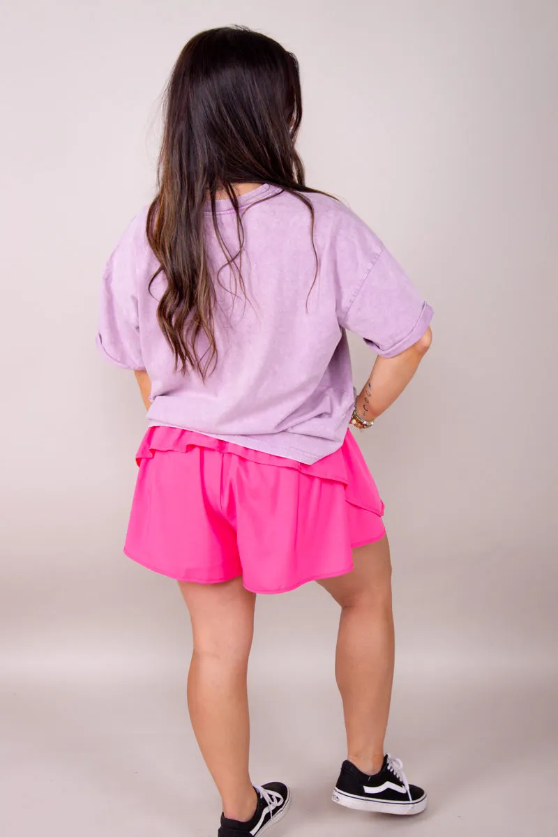 ChicFlex Active Shorts- Pink