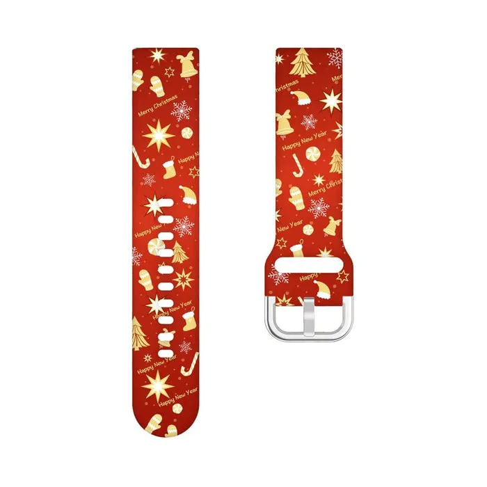 Christmas Watch Straps compatible with the Huawei Watch Fit 3