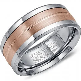 Cobalt 10K Gold Ridged Band