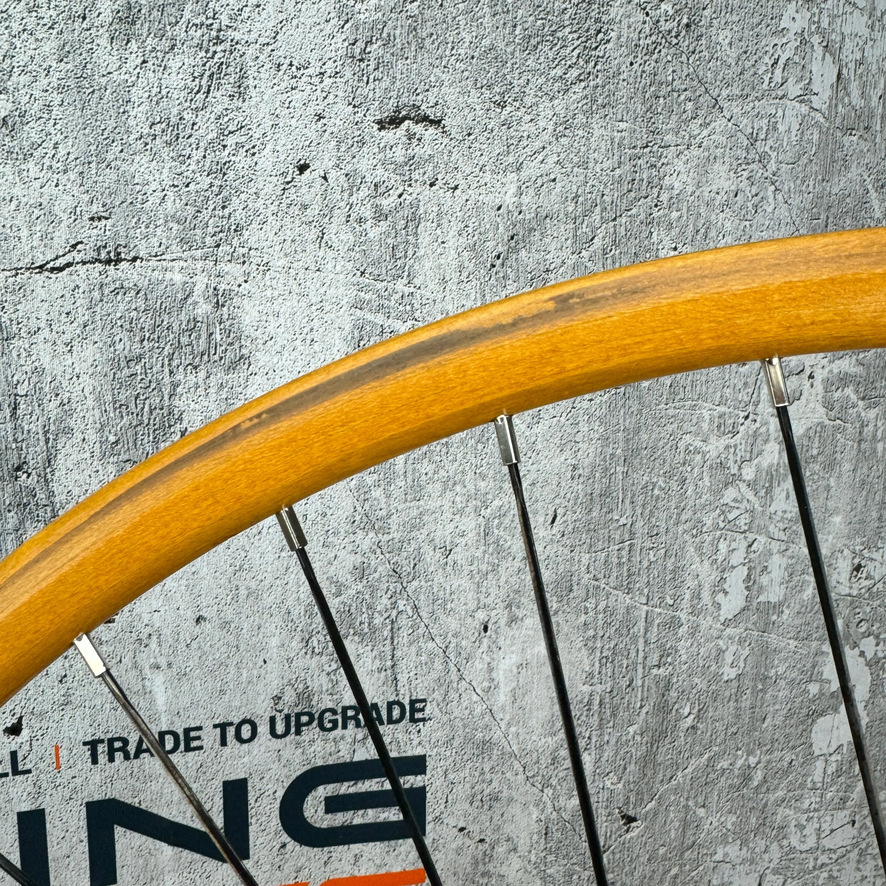 Custom Cerchio Ghisallo Ultimate Sprinter Wheelset Wooden Rims Phil Wood Hubs