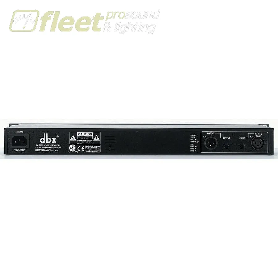 DBX Single Channel 31-Band Graphic Equalizer 131SV