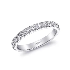 Diamond Fishtail Set Diamond Wedding Band