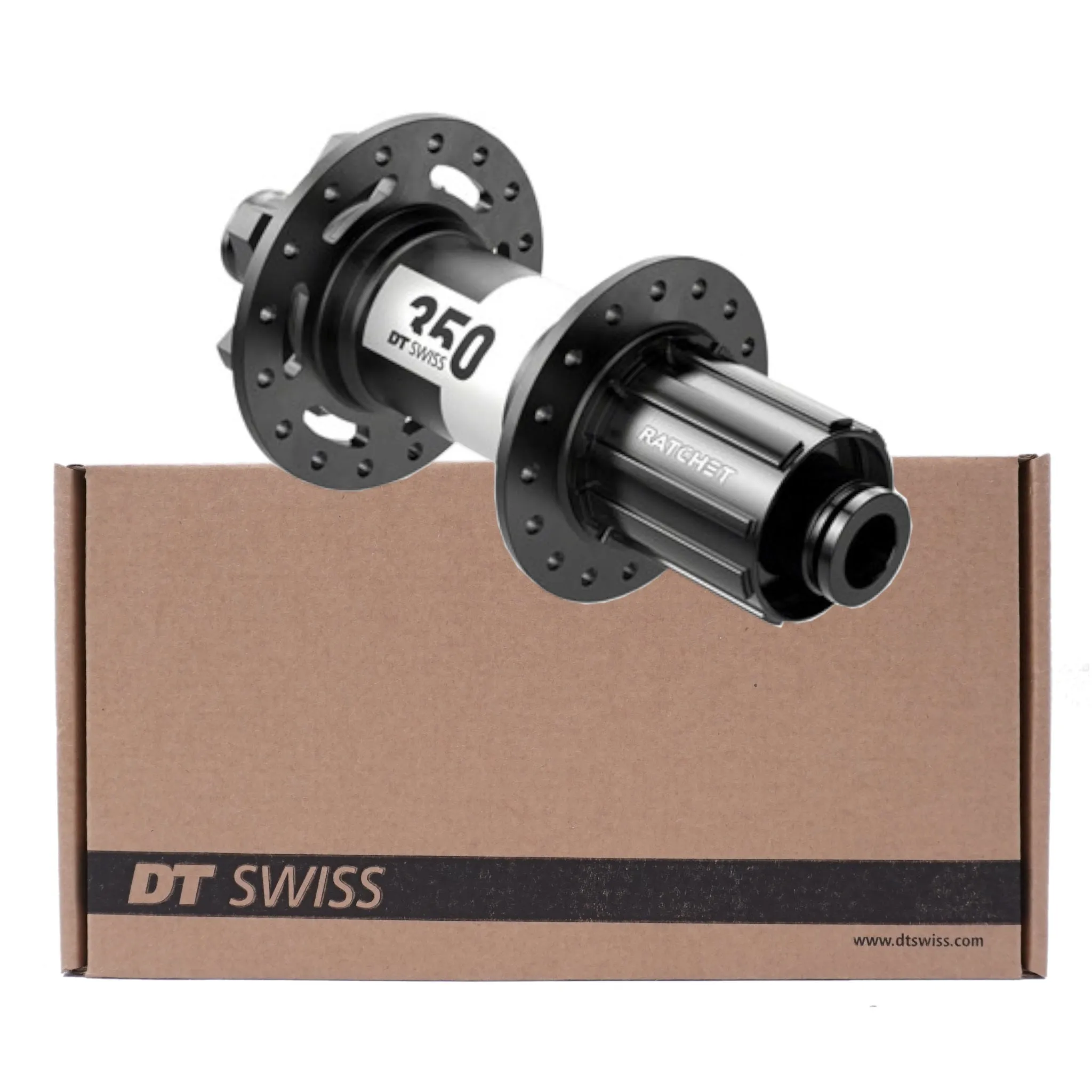 DT Swiss 350 Rear Hub TA 12x148mm BOOST 6-Bolt Disc Shimano HG Type 32h