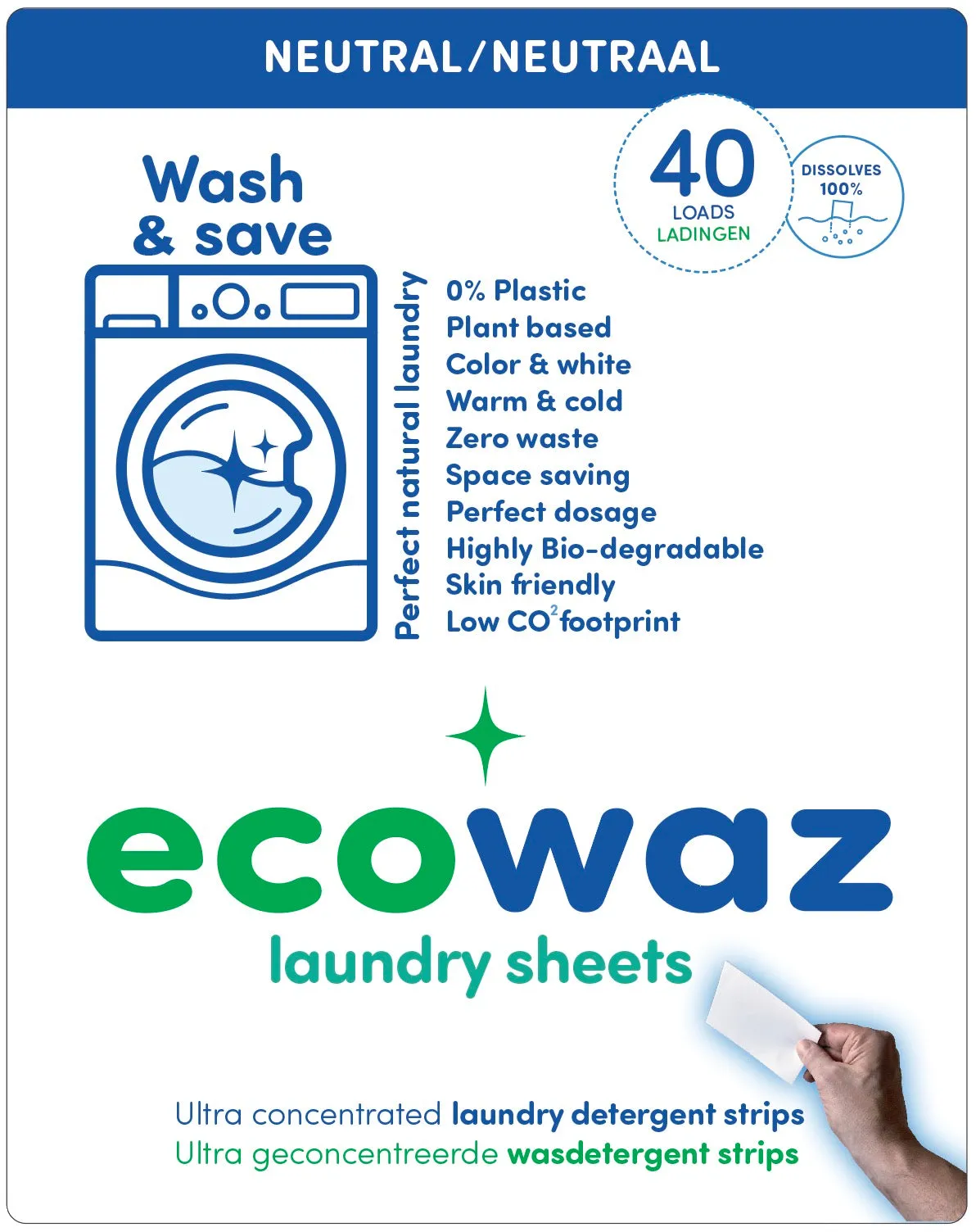Ecowaz Strips (40 loads)