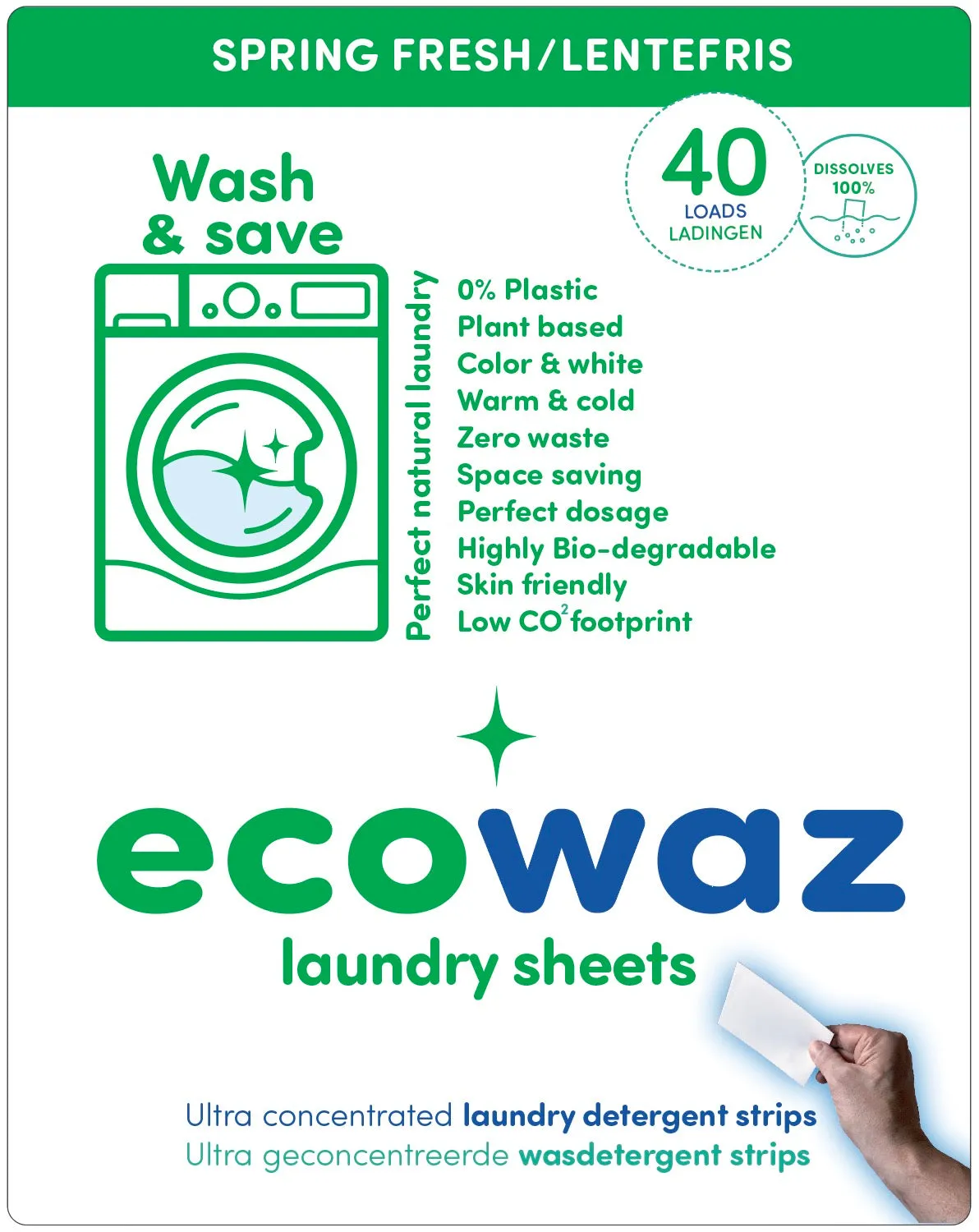 Ecowaz Strips (40 loads)