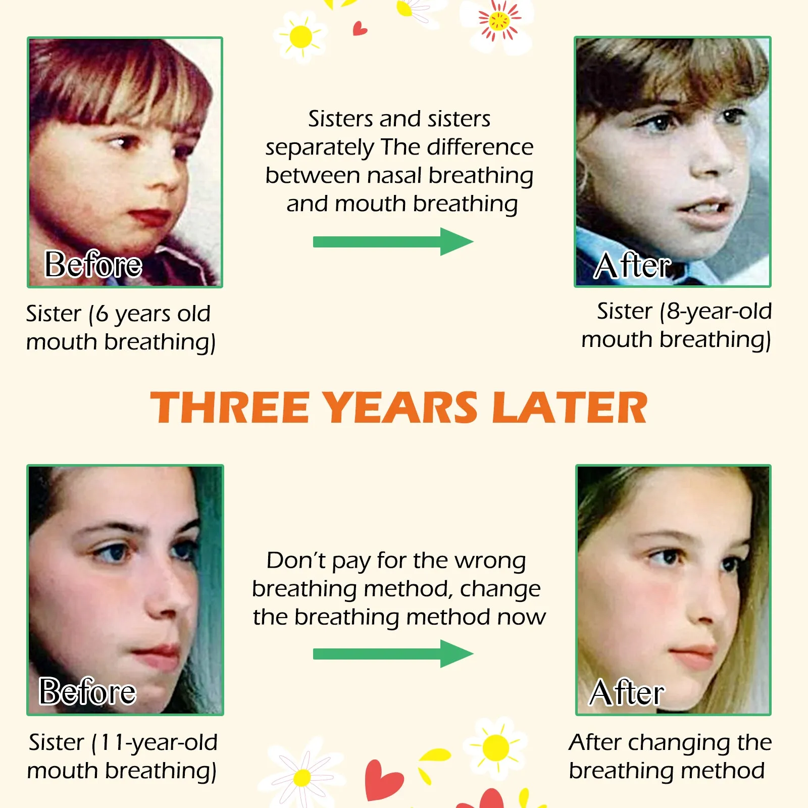 Elaimei Kids Sleep Strips, Nasal Breathing Support