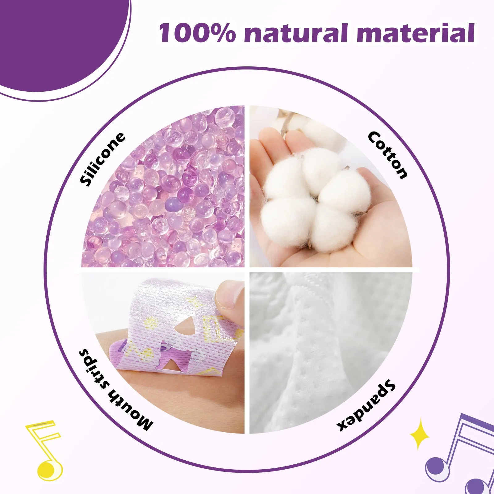 Elaimei Kids Sleep Strips, Nasal Breathing Support