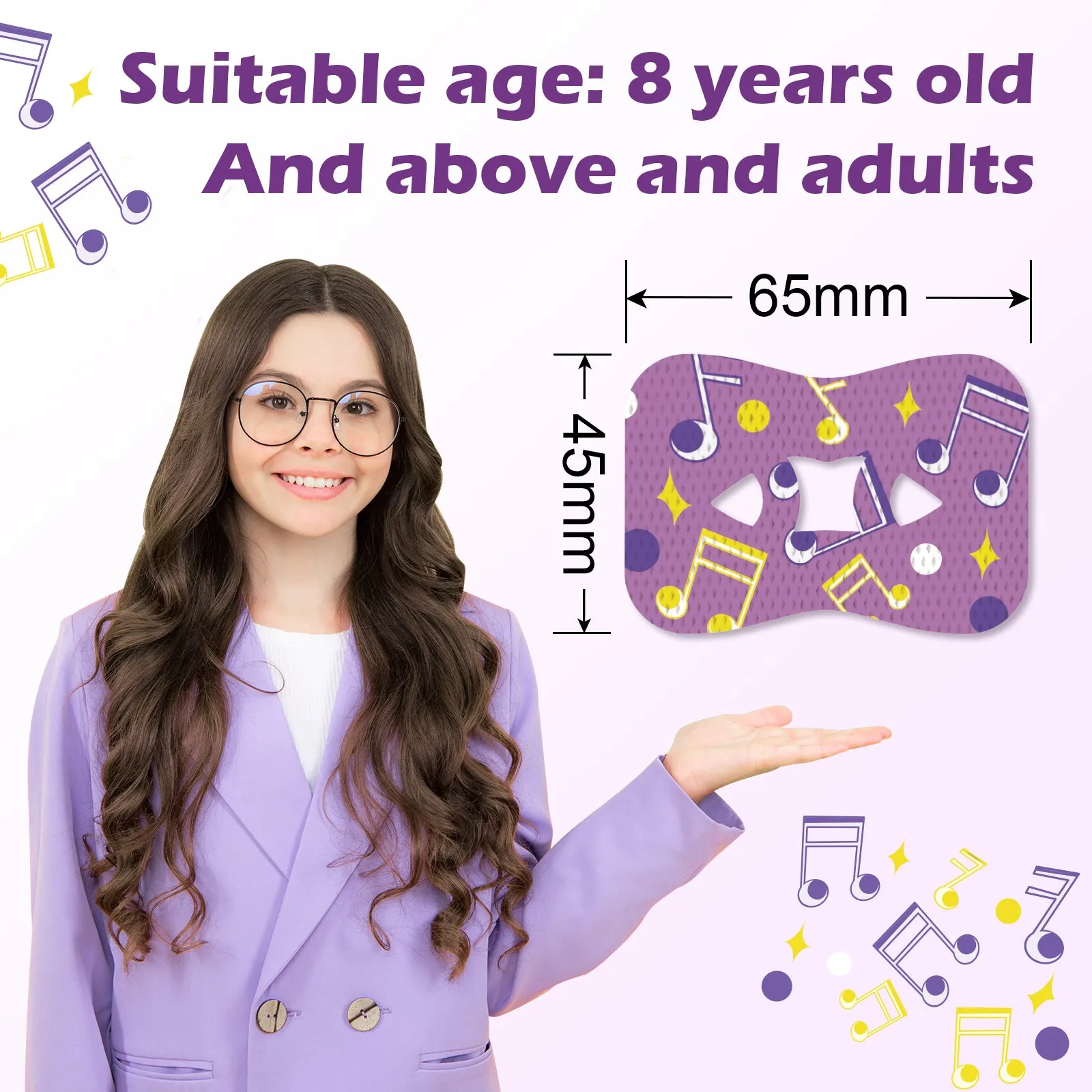 Elaimei Kids Sleep Strips, Nasal Breathing Support
