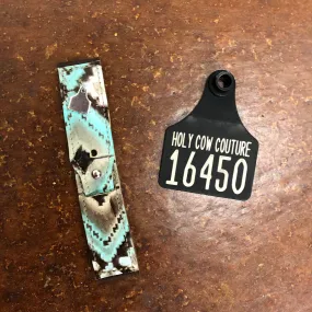 Embossed Leather Apple Watch Band - Small #16450