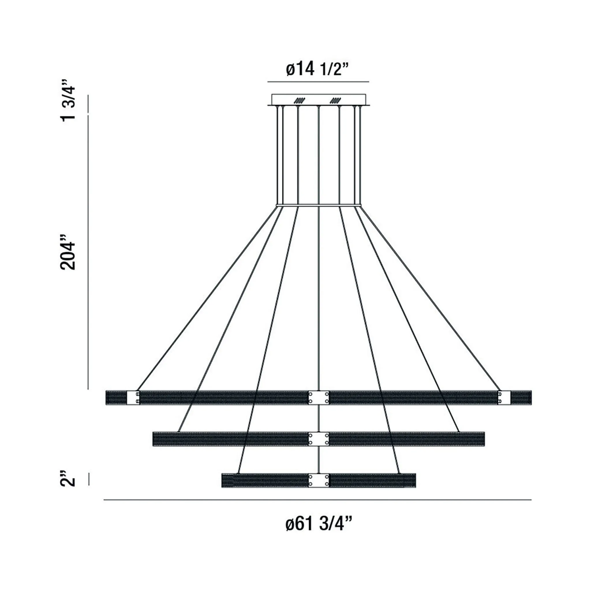 Eurofase Admiral Round Chandelier